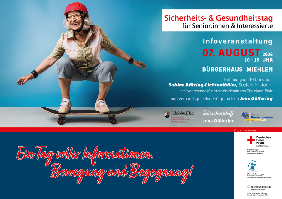 Flyer sicherheits- und Gesundheitstag in Miehlen