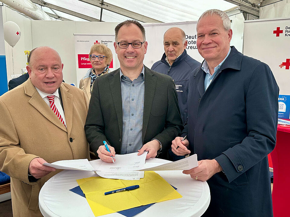 Gruppenbild Leo Biewer, Jens Güllering, Martin Maser